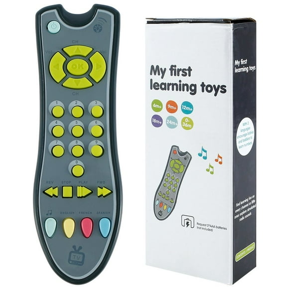 CNKOO Baby Remote Control Toy Baby Phone with Lights/Music Musical Play Toy Light Up Remote Toy Children Electronic Educational Toddler Toy for 6 Month+ Toddlers Boys Girls