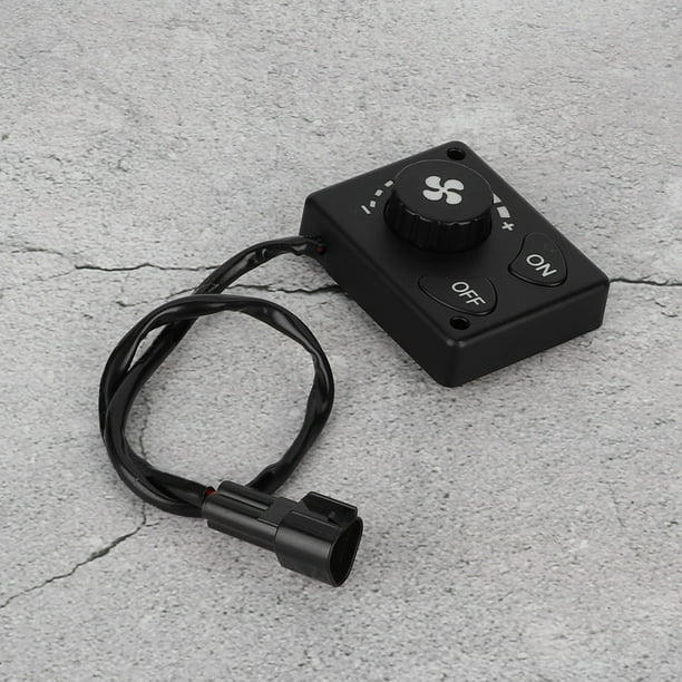Controlador de calentador de estacionamiento para automóvil, controlador de perilla de calentador de estacionamiento de CC de 12 V/24 V Interruptor de controlador de calentador de estacionamiento par