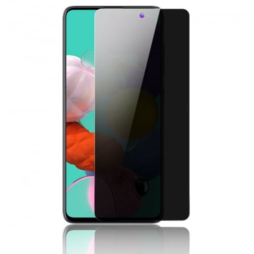 Galaxy A51 5G - Tempered Glass Privacy Screen Protector - Anti-Spy Anti-Peep 3D Edge Curved Case Friendly for Samsung Galaxy A51 5G