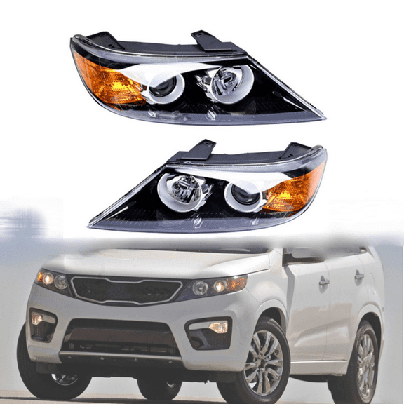 Headlight Assembly Fits For Kia Sorento 2011-2013 Left Driver Side & Right Passenger Side