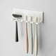 thumbnail image 2 of Xihbxyly Gancho de Pared de Metal, Soporte para Cepillos de Dientes Sin Taladro, Organizador de Diseño Moderno y Elegante, Accesorio de Baño Que Ahorra Espacio, Solución de Almacenamiento Versátil, U, 2 of 7