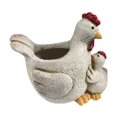 thumbnail image 2 of Sheghy Home Decor Living Room Resin Garden Chicken Statue Ornament Crafts Home Desktop Balcony Planter Decorative Ornaments., 2 of 8