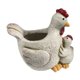 thumbnail image 2 of Fiudx Maceta de Resina con Forma de Gallina, Diseño Original de Padre E Hijo, Adorable Gallina y Pollito, Adorno Decorativo para Jardín, Decoración para El Escritorio Del Hogar y El Balcón, Ideal par, 2 of 7