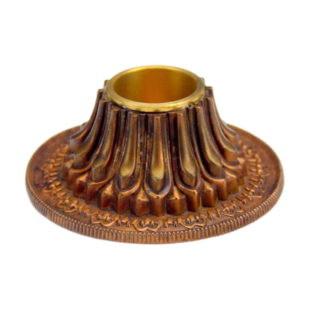 Base de rueda de oración,Estatua de rueda de oración budista del Tíbet,Adorno decorativo de loto budista para el hogar,Soporte de base para rueda de oración con manivela de león