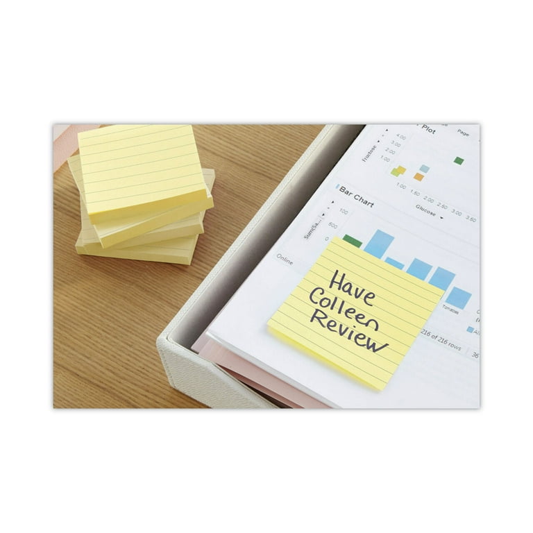 Original Pads in Canary Yellow, Note Ruled, 4 Original Pads in Canary Yellow, Note Ruled, 4
