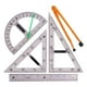 thumbnail image 1 of Juego de reglas de matemáticas de geometría grande perfecl 5 uds, 1 of 7