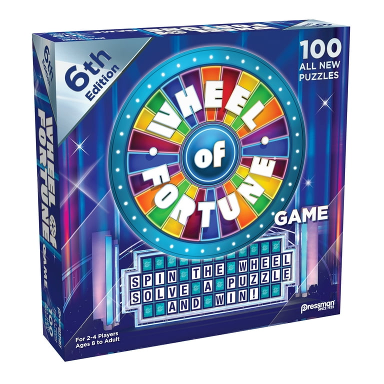 Pressman Wheel of Fortune Game: 6th Edition, TV Show Based Party