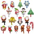 thumbnail image 2 of 10 piezas/lote de mini globos de aluminio con forma de Navidad, juguete para árbol de Navidad, reno anciano, decoraciones para fiestas de cumpleaños de niños, 2 of 5