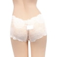 thumbnail image 5 of Keeccty Women Lace Solid Stretchy Floral Underwear, 5 of 6