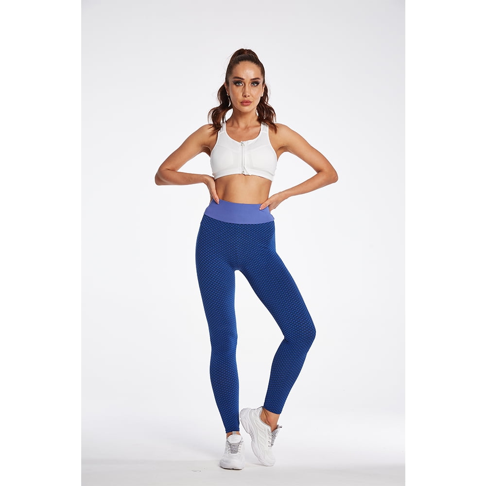 Leggings Donna Vita Alta Effetto Anticellulite - Stile TikTok - Pantaloni Yoga Fitness Palestra H1