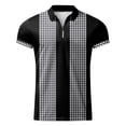 thumbnail image 4 of Sngxgn Men's Short Sleeve Sport Polo Shirt(Black,L), 4 of 5