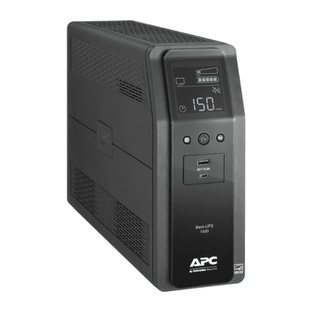 APC Back-UPS Pro Tower 1375VA, 10 Outlet 2 USB, Computer Surge ...