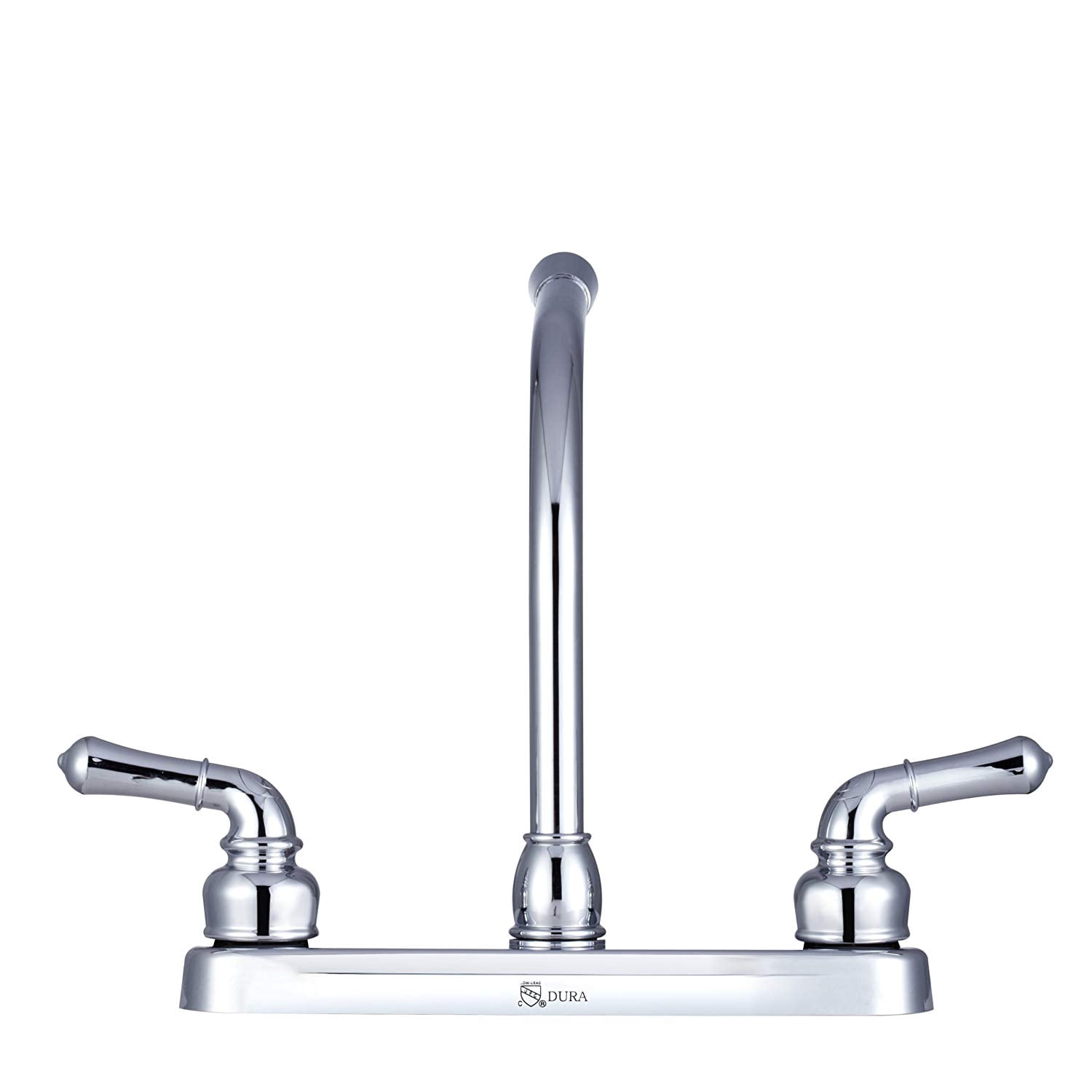 Dura Faucet Classical Hi-Rise Kitchen Faucet for RVs- Chrome Polished