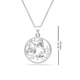 thumbnail image 5 of LeCalla 925 Sterling Silver Light-Weight Sea Life Symbol Pendant Necklace for Women and Teen 18" Inch, 5 of 8