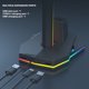 thumbnail image 3 of Base de carga para mando de PS5, soporte compatible con controladores DualSense y soporte para auriculares, 3 of 8