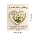 thumbnail image 2 of Easter Pocket Hug Heart Token with Greeting Card - Individual Variations for Easter Gifts, Party Favors, and Spring Encouragement, 2 of 5