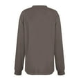 thumbnail image 5 of Sweatshirt for Women Women's Fashion Long Sleeve Shirts Loose Fitted Crewneck Basic Tops Casual Outfits, 5 of 5