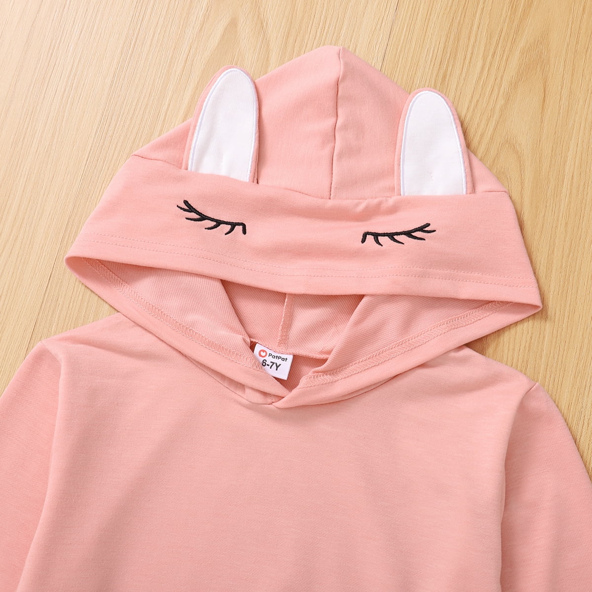 2-piece Kid Boy Letter Print Colorblock Hoodie Sweatshirt and Pants Set