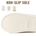 thumbnail image 6 of Litfun Women's Fuzzy Slippers Winter Comfy Indoor House Slippers Soft Memory Foam Shoes, Beige, 6 of 7