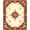 Red Ivory Gold, Pattern 4, variant on ODIKA 8'x10' Washable Area Rug Red Vintage Oriental Burgundy Floral Intricate Medallion with Scrolls for Dining Room, Large Office, Lounge, Non-Slip Chair-Friendly Mat