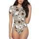 thumbnail image 1 of Balery Cotton Tree Body de cuello redondo de manga corta para mujer Tops de manga corta Tops básicos-X-Large, 1 of 7