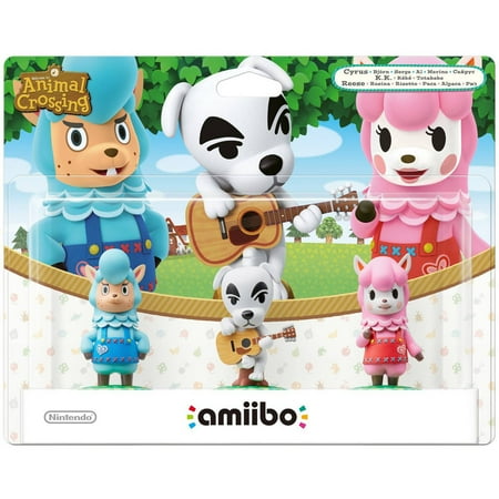 animal crossing amiibo 3 pack universal