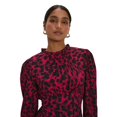 thumbnail image 3 of Dorothy Perkins - Vestido Midi Estampado de Leopardo para Mujer (Rosa), 3 of 4