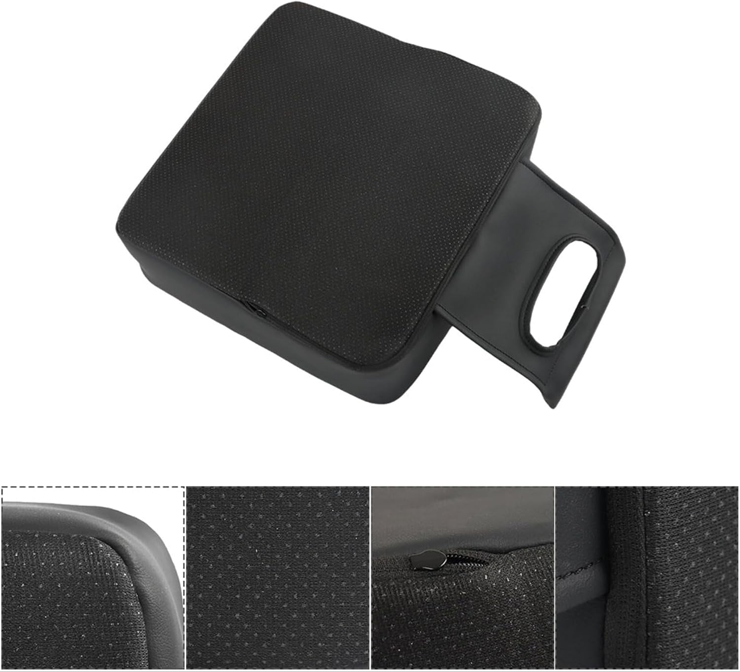 SEBLAFF 3.54-3.94Inch Wide Black Car Cup Holder Back Seat Couch Car Sofa Storage Boat Tray Back Seat Organizer