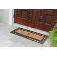 thumbnail image 3 of A1 Home Collections Outdoor Paisley Monogrammed S Doormat, Bronze/Black, 47.25 in x 17.71 in, 3 of 7