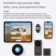 thumbnail image 3 of Matsuzay Timbre inteligente con tonos de llamada de 95 dB y Wi-Fi de doble banda para seguridad FORHomeKit en el hogar inteligente. Cerraduras de hardware negro grisáceo, 3 of 6
