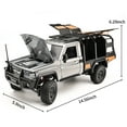 thumbnail image 4 of Anmyjuly MN82S 1/12 Scale Toyota RC Rock Crawler Truck - 2.4GHz 4WD, 2-Speed, Off-Road with 3 Upgraded 1200mAh Batteries & Gift, 4 of 8