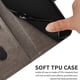 thumbnail image 4 of Funda tipo cartera con girasoles grabados para Samsung A40, elegante, multifuncional y con protección total., 4 of 5