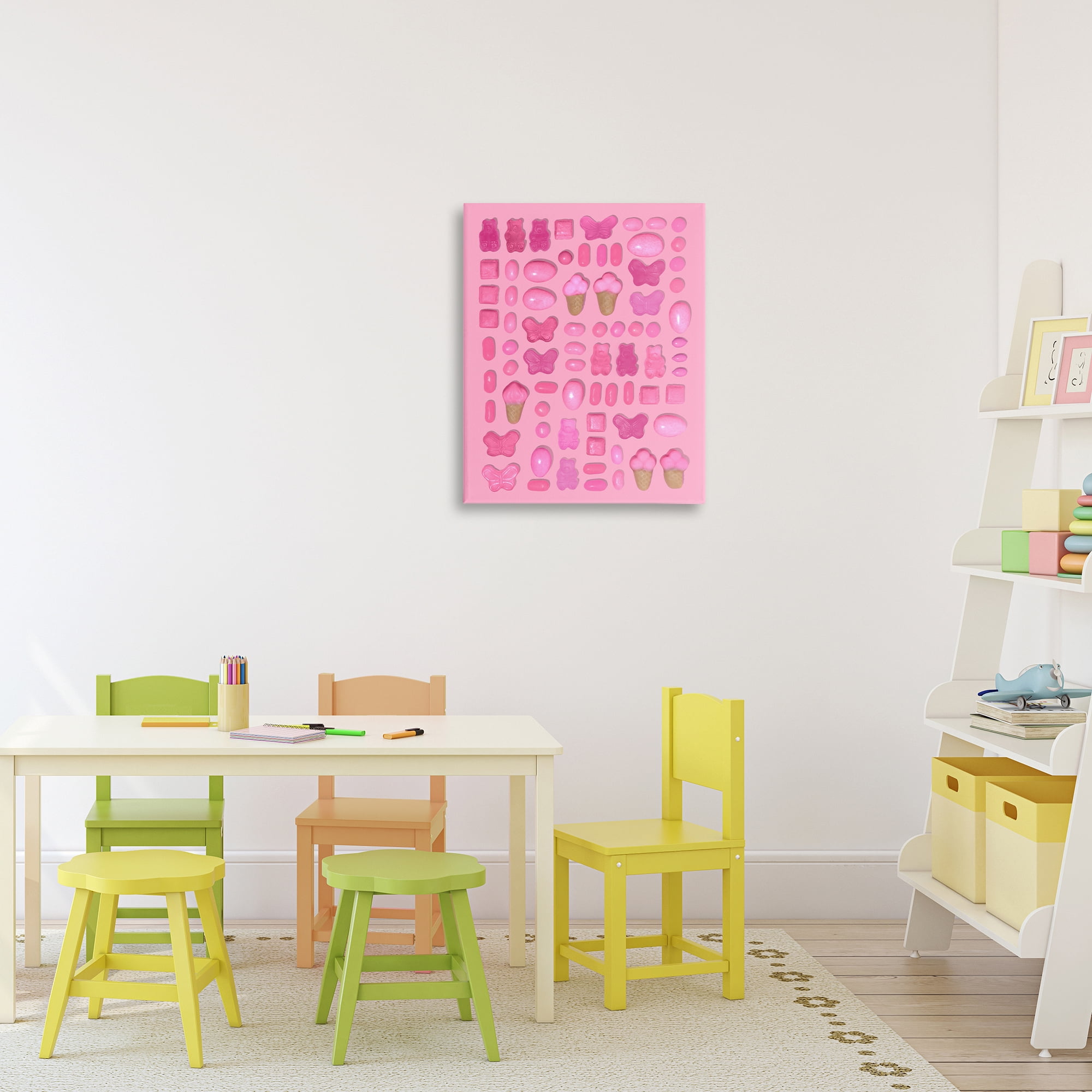 Stupell Industries Pink Toned Candies Canvas Wall Art, design by LISH Creative