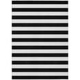 thumbnail image 2 of Addison Rugs Chantille Indoor/Outdoor Transitional Stripes Black Washable Rectangle Rug, 8' x 10', 2 of 6