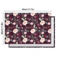 thumbnail image 5 of Pioneer Flower Floral Print Pattern Summer Placemats Table Placemats Set Of 6-Linen Kitchen Washable Placemats Table Mats 12x18 Inch Non-Slip Heat Resistant, 5 of 5