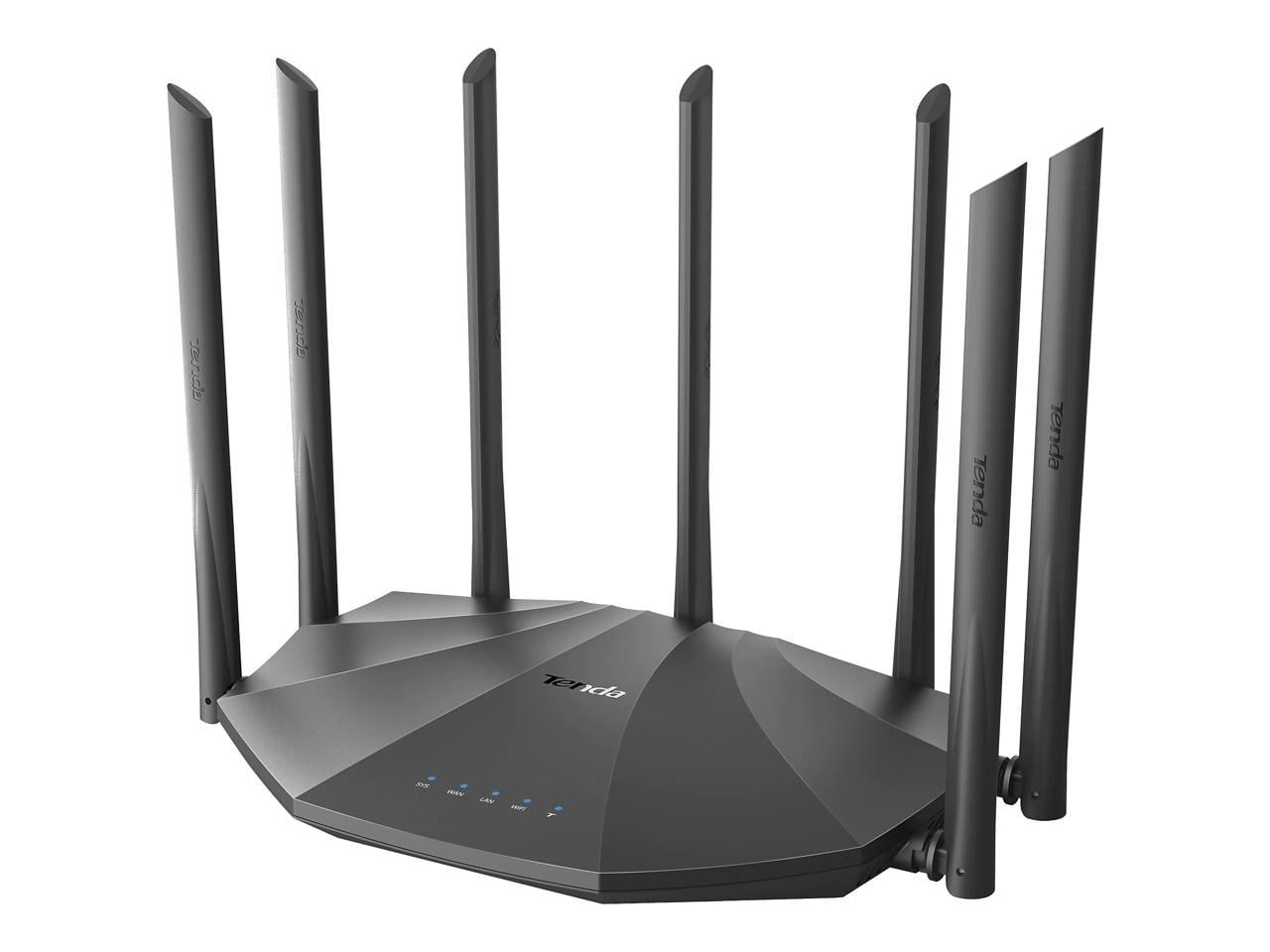 Tenda AC23: Dual-band Gigabit router (2033 Mbps), MU-MIMO 4X4, covers 1400 sq ft, Alexa compatible