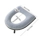 thumbnail image 3 of Funda de asiento de inodoro gruesa con asa de transporte | Funda de asiento de inodoro cálida de invierno con cobertura completa para el hogar, 3 of 6