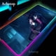 thumbnail image 1 of Alfombrilla de ratón de Anime Hunter x Hunter RGB 80x30 para juegos, alfombrilla de ratón de 2mm de gran tamaño para teclado de ordenador portátil, alfombrilla de mesa con luz LED para juegos LIUWENJING unisex, 1 of 2