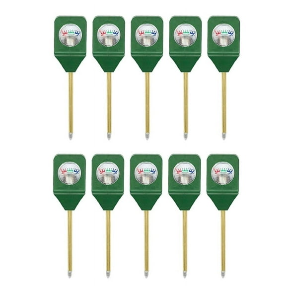 10PCS Portable Soil Moisture Sensor Monitor Mini Potted Soil Analyzer Plant Moisture Temperature Tester