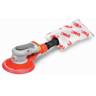 3M Random Orbital Sander - Elite Series 28514, Air-Powered, Self-Generated Vacuum, 5 Inch