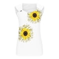 thumbnail image 4 of LYXSSBYX Tank Tops for Women Clearance Women's Printed Round Neck Casual Printed Sleeveless Suspender Top, 4 of 4