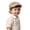Khaki, variant on Kids Wool Flat Newsboy Cap - Retro Tweed Pageboy Cap Cabbie Hat for Boys Girls Toddler,Color:Blue