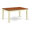 thumbnail image 6 of East West Furniture QUIN5-WHI-W 5PC Quincy Rectangular Dining Set -Table 40 in. x78 in. in Buttermilk & Cherry Finish, 6 of 10