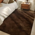 thumbnail image 2 of Dark Brown Wood Grain Washable Area Rug 4 x 6 ft Vintage Farmhouse Ombre Wood Texture, Soft Non Slip Rugs Stain Repellent Indoor Felt Carpet for Living Dining Room Bedroom Home Office, 2 of 9