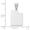 thumbnail image 3 of Sterling Silver/Rhodium-plated Utah State Pendant, 3 of 4