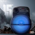 thumbnail image 2 of Parlante Bluetooth Audiobox ABX-1550S de 15" con luces LED y soporte para micrófono, 2 of 7