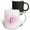 Multicolor, variant on 3drose, Image of Pink Watercolor C Monogram, 15oz Mug
