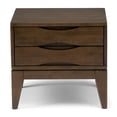 thumbnail image 6 of Simpli Home Harper 22 inch Wide Solid Wood Mid Century Modern End Table in Walnut Brown, 6 of 10