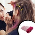 thumbnail image 4 of Vogacara 50 piezas de cepillo de pestañas, varitas de cerdas dulces para el Día de San Valentín, pinzas para cejas, herramienta de Pinceles de maquillaje y herramientas Varilla de cristal/Rojo rosa, 4 of 6
