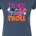 thumbnail image 3 of Trolls Movie - Halloween - Trick or Troll - Poppy & Branch - Juniors Fitted Graphic T-Shirt, 3 of 5